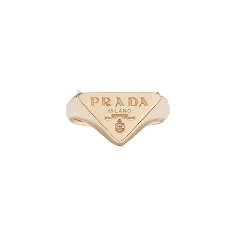 prada gold ring